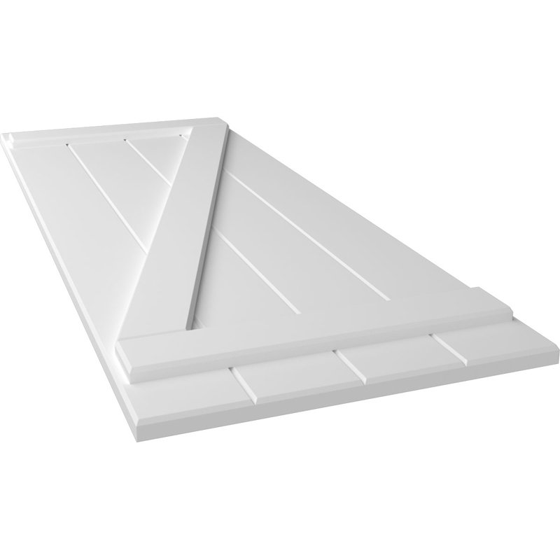 Volets en PVC True Fit, Sans finition, 21.5", 76"