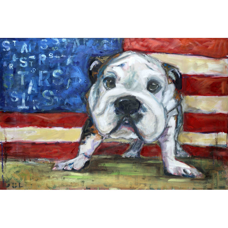 «No Bull» par Tori Campisi - reproduction sur toile tendue, H 8 po x l 12 po x P 1,5 po