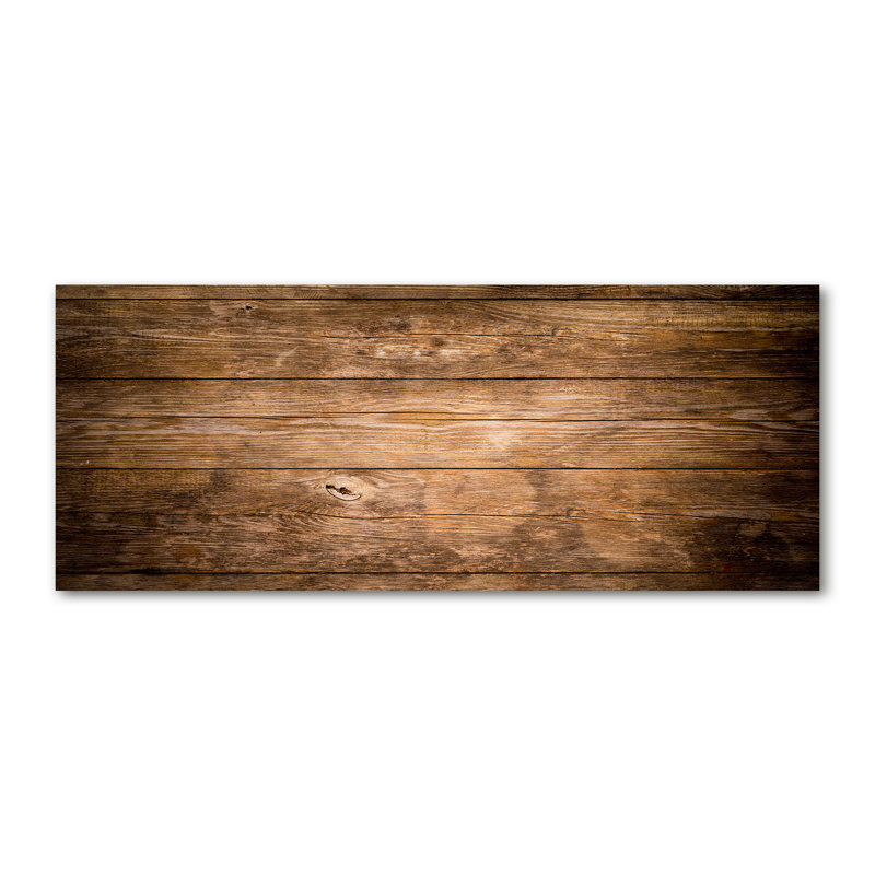 Wooden Background - No Frame Print on Canvas