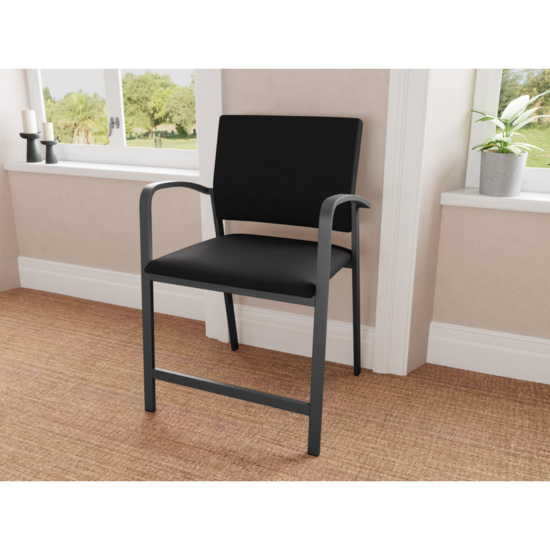Fauteuil surdimensionné Newport, Gris anthracite, Visite libre noire