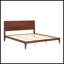 Lit plateforme en bois de bambou Mid-Century-726255196-726255170