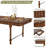 78.74'' Farmhouse Dining Table With Drawer-547040973