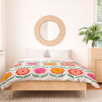 Showmemars Cotton Geometric Shapes Duvet Cover