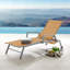 Chaise longue inclinable en métal Cand-2001814704-2001814705