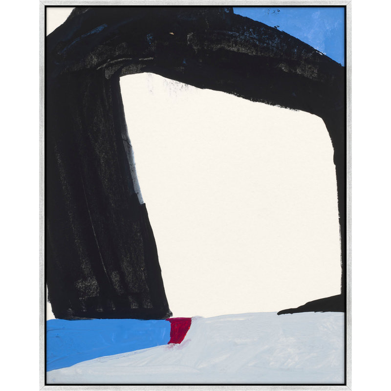 Cladie Beneath the Blue 1 par Andrea Stokes - reproduction d'art sur papier encadrée, Encadrement argenté