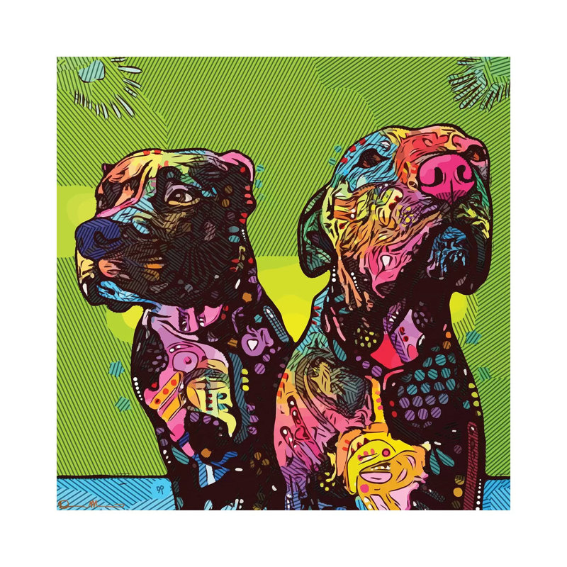 Wasn't Me by Dean Russo - Painting on Canvas, Wrapped Canvas, 66.04cm H x 66.04cm W x 3.81cm D
