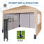 Jarrow 3m x 3m Steel Pop-Up Gazebo-1731949522