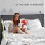Lit plateforme à profil bas avec tête de lit à oreilles Mccreight, aucun sommier requis-308200427-304120265
