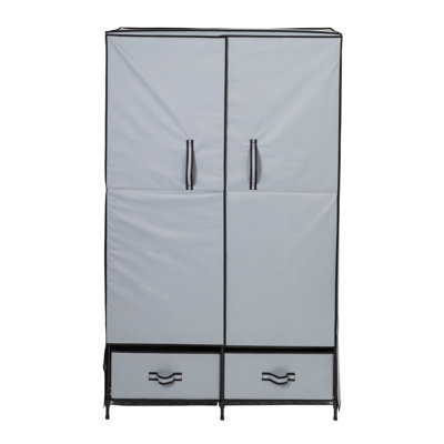 Armoire de rangement pour vêtements 43 pouces avec tiroirs