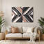 «Geometric Abstraction 99», art mural en métal gris-2145605810