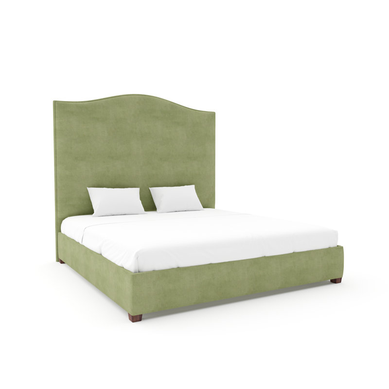 Lit avec rails 11 po Guilford, Colombe velours performance vie chic, Espresso, Lit double