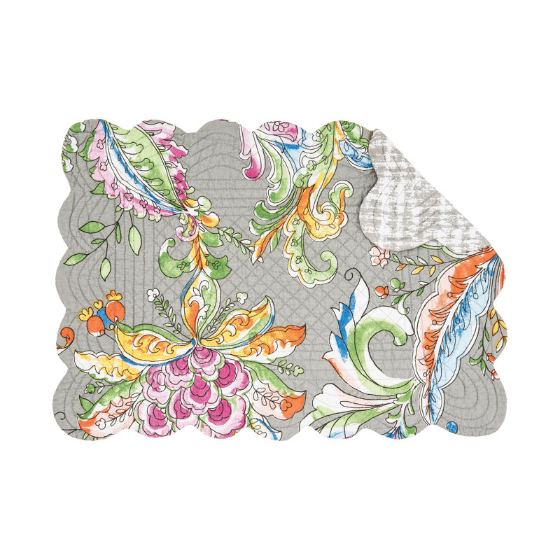 Michie Cotton Damask Rectangle Placemat