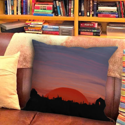 Throw Pillow Carlos Grisales Art