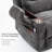 Oversized Recliner Chair With Extended Footrest - Power Lift Recliner For Elderly With Heat Massage - Flip Arm Storage Cup Holders 350 Lbs-2065831348