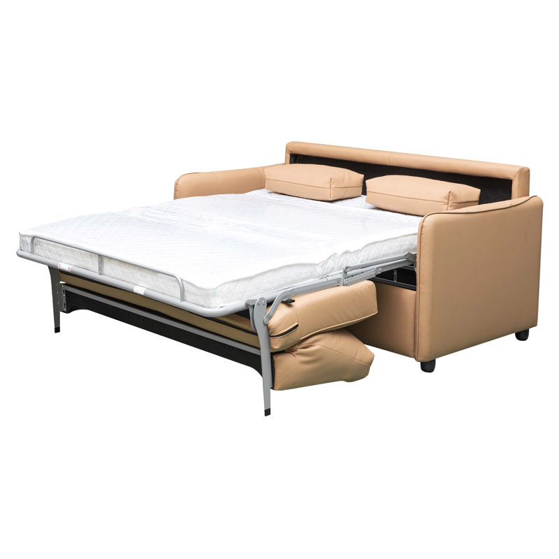 Canapé-lit Haven Fold, Brun, H 34,3 po x l 74,4 po x P 37,8 po