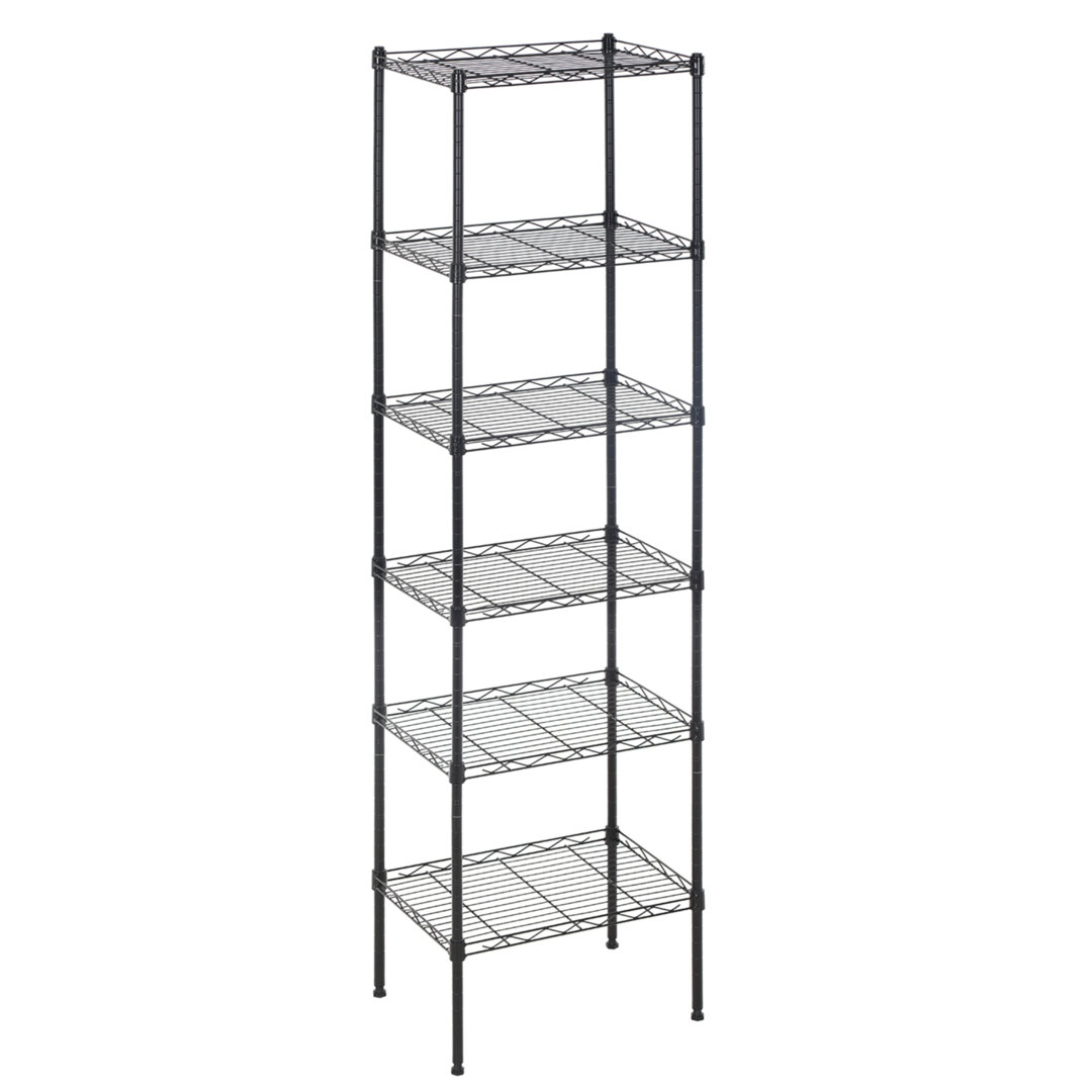 16.7" W Shelving Unit Storage for Small Places Restaurant Garage Pantry Kitchen Garage Rack Rebrilliant