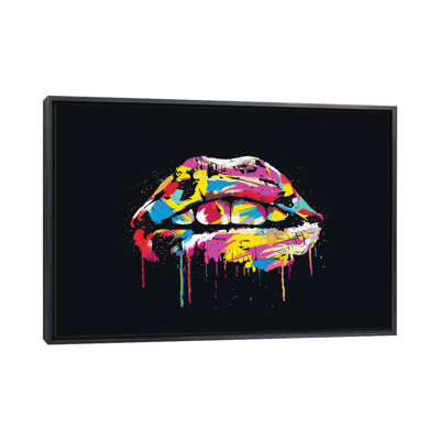 «Colorful Lips» par Balazs Solti - impression d'art graphique
