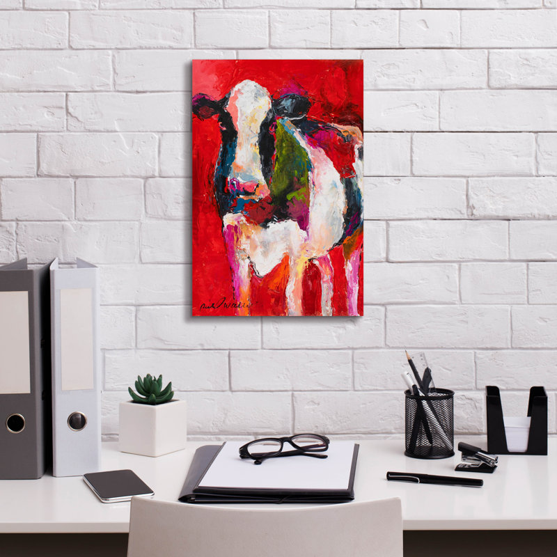 «Cow» par Richard Wallich, H 18 po x l 12 po x P 0,75 po