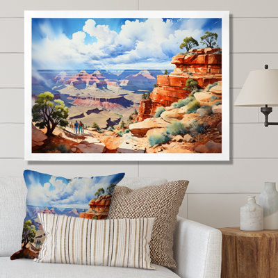 Nevada Canyon Landscape - Landscape, Reproduction d'art mural