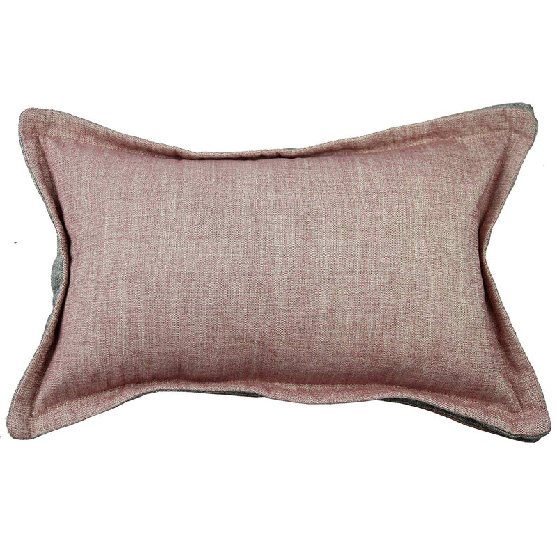 Winterport Rectangular Throw Pillow Cover, 40 x 60cm, Blush Pink
