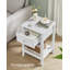 Table de chevet blanche Brookford