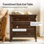 Lucious 3-Drawer Transitional 28''W Curved End Table with Charging Station and Easy Assembly -1456292568