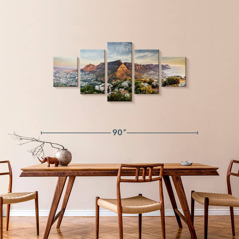 Montagne de table Hannes, H 34 po x l 74 po
