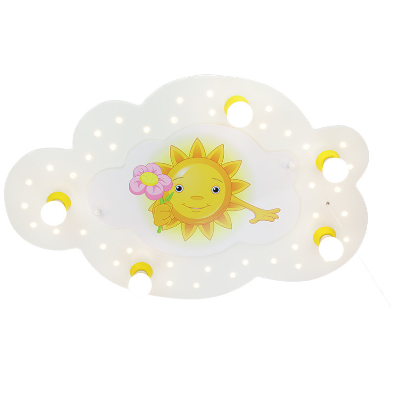 Alessia Wood LED Flush Mount