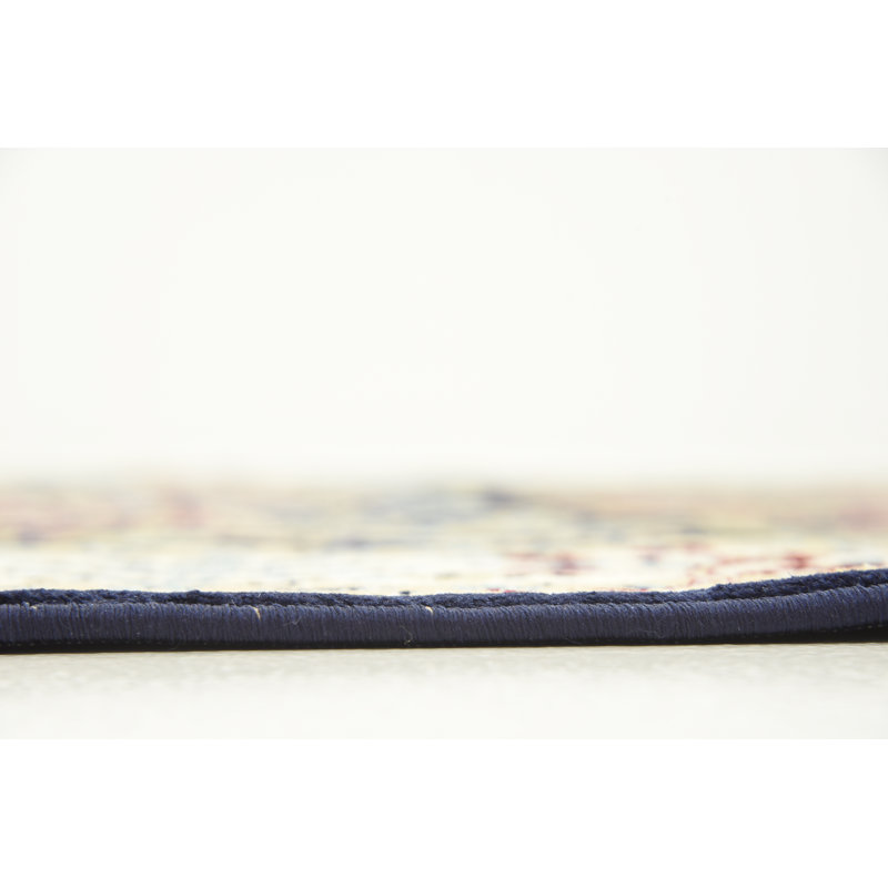 Tapis bleu Jackson Jackson, Navy, Rond 10pi