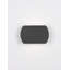 Black Integrated LED Outdoor Armed Sconce