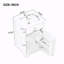 Bathroom Cabinet With Soft Closing Door-570253214