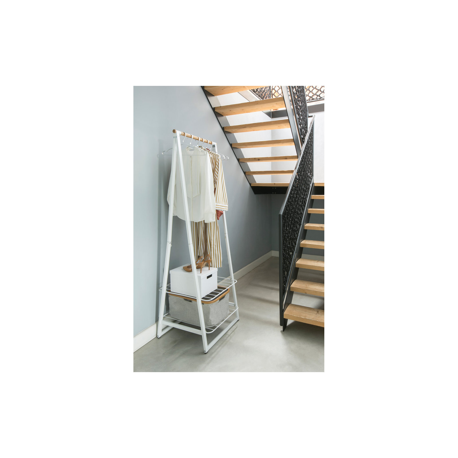 Brabantia Linn Garment Clothes Rack, Small, White