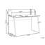 Sapin Steel Writing Desk