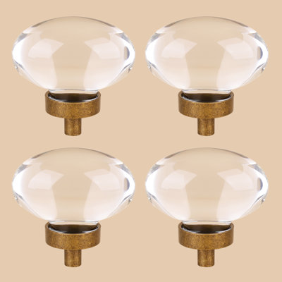 Oversized 1.9" Length Oval Knob Multipack