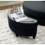 Upholstered Tufted Swivel Chair with Ottoman-222503133