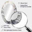 Miroir mural Minimalisme blanc Dahlia - noir-1484120266