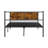 Queen Size Metal Bedframe,Headboard With Wood Panel Decoration-47515050