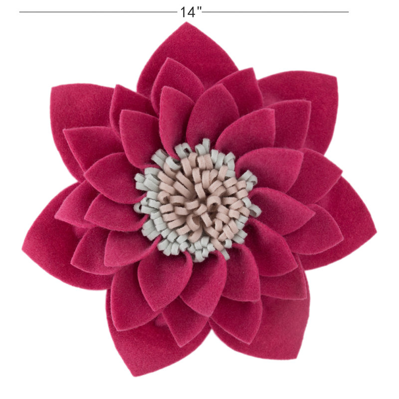  Coussin 3D, Rouge rose