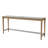 Frosted Glass Console Table With 3 Stools