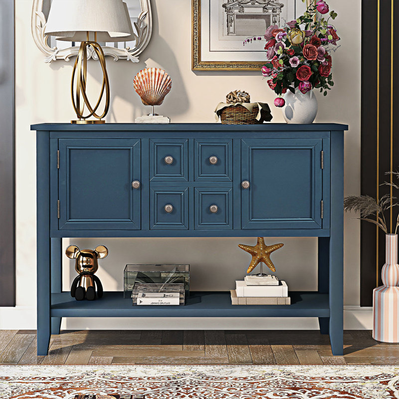 Console 46 po, Bleu marine antique