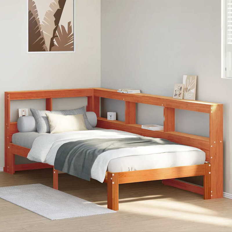 Solid Wood Storage Bed, Small Single (2'6)