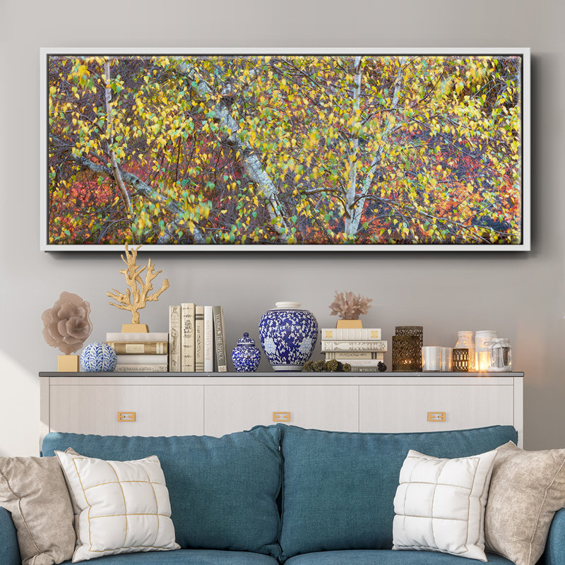 Tree Panorama IV- Framed Canvas