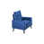 Polyester bleu est en rupture de stock