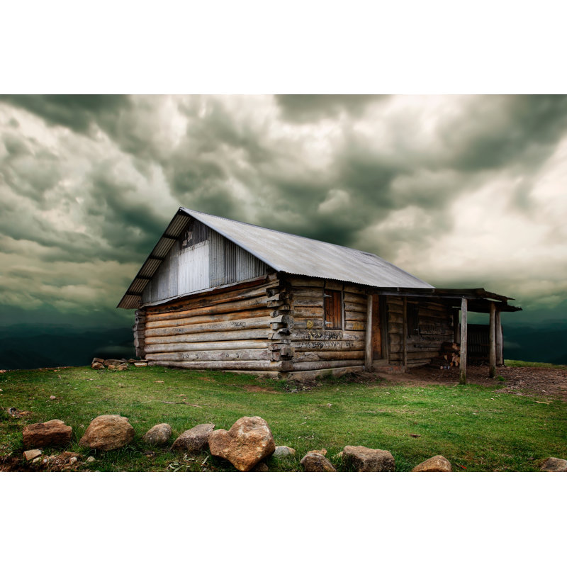 Log Cabin - Wrapped Canvas Print, 81cm H x 122cm W