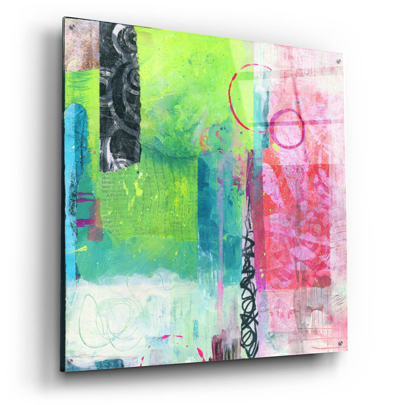 "Firenze" par Fiona Stokes-Gilbert, art mural en verre acrylique, H 36 po x l 36 po x P 0,2 po