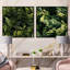 Hetterer - Ensemble de 2 collages carrés abstraits-101846014-101846015