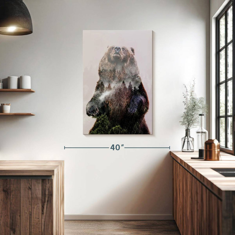 Brampt Forest Pines Bear, 39" H x 26" W