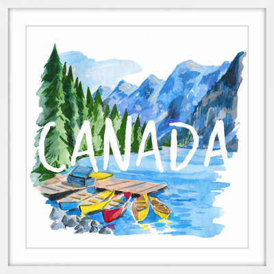 «Banff National Park (Canada)», reproduction encadrée