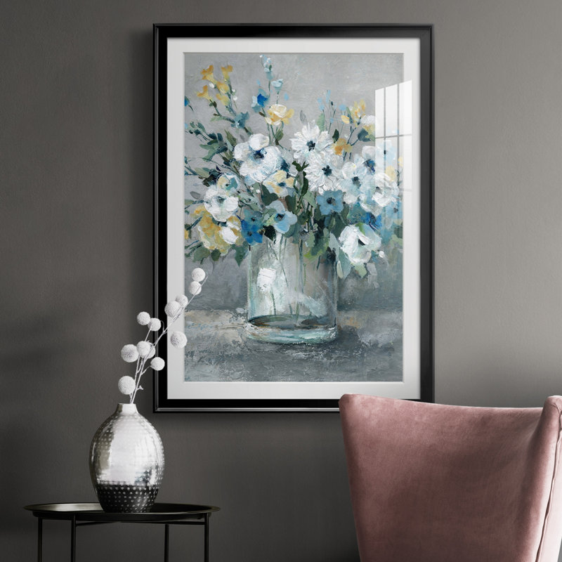 Sweetest Blossoms - peinture encadrée, H 30,5 po x l 42,5 po x P 1,5 po, Noir