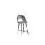Aubin Upholstered Counter Stool with Metal Frame-1336475702